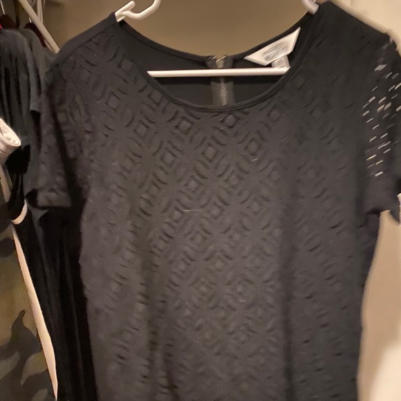 Black Lace Top - Picture 1 of 3